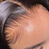 Super Natural Swiss HD Transparent Lace Frontal Straight Wig